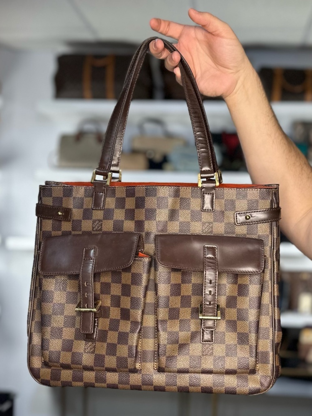 LV DAMIER TOTE